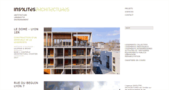 Desktop Screenshot of insolites-architectures.fr